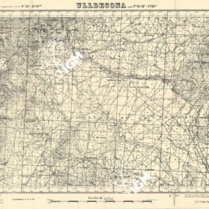 MAPA TOPOGRAFICA DE ESPANA - Ulldecona