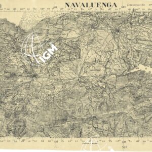 MAPA TOPOGRAFICA DE ESPANA - Navaluenga