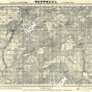 MAPA TOPOGRAFICA DE ESPANA - Pastrana