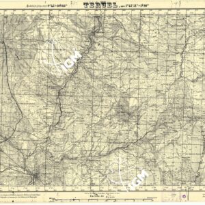MAPA TOPOGRAFICA DE ESPANA - Teruel