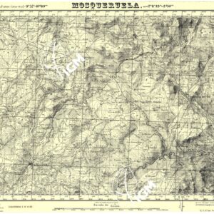 MAPA TOPOGRAFICA DE ESPANA - Mosqueruela