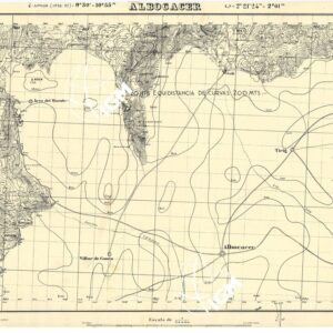 MAPA TOPOGRAFICA DE ESPANA - Albocacer