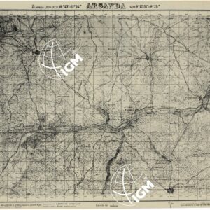 MAPA TOPOGRAFICA DE ESPANA - Arganda
