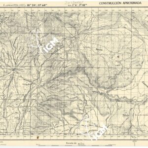 MAPA TOPOGRAFICA DE ESPANA - Zarzuela