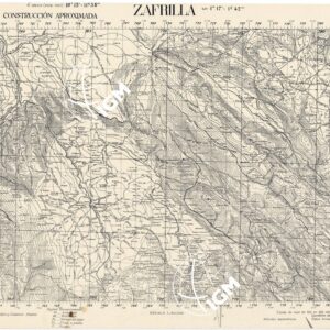 MAPA TOPOGRAFICA DE ESPANA - Zafrilla
