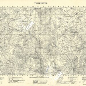 MAPA TOPOGRAFICA DE ESPANA - Terriente