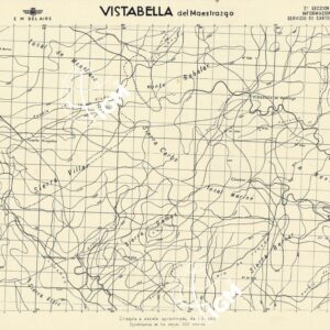 MAPA TOPOGRAFICA DE ESPANA - Vistabella
