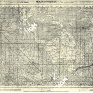 MAPA TOPOGRAFICA DE ESPANA - Tarancon