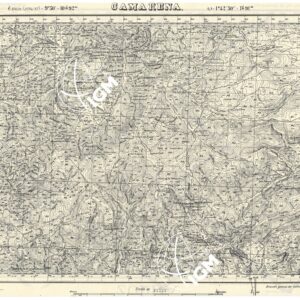 MAPA TOPOGRAFICA DE ESPANA - Camarena