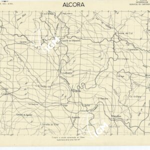MAPA TOPOGRAFICA DE ESPANA - Alcora