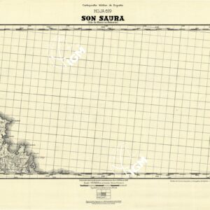 MAPA TOPOGRAFICA DE ESPANA - Son Saura