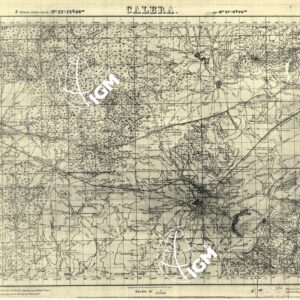 MAPA TOPOGRAFICA DE ESPANA - Calera