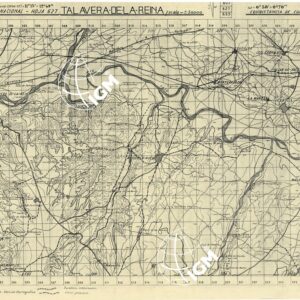 MAPA TOPOGRAFICA DE ESPANA - Talavera de la Reina