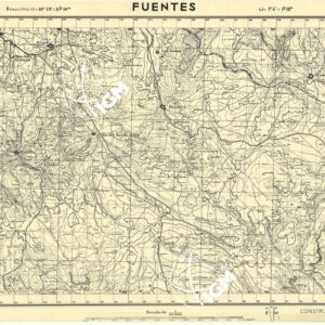 MAPA TOPOGRAFICA DE ESPANA - Fuentes