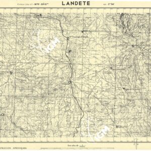 MAPA TOPOGRAFICA DE ESPANA - Landete