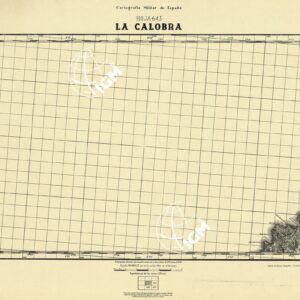 MAPA TOPOGRAFICA DE ESPANA - La Calobra