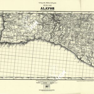MAPA TOPOGRAFICA DE ESPANA - Alayor