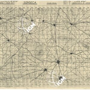 MAPA TOPOGRAFICA DE ESPANA - Sonseca