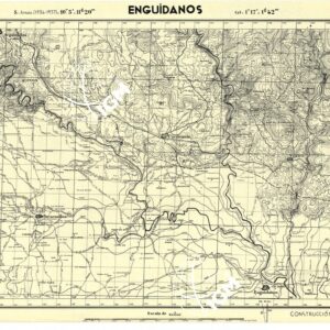 MAPA TOPOGRAFICA DE ESPANA - Enguidanos