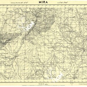 MAPA TOPOGRAFICA DE ESPANA - Mira