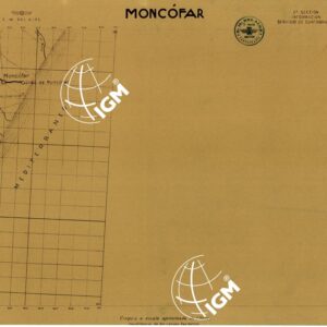 MAPA TOPOGRAFICA DE ESPANA - Moncofar