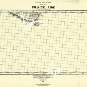 MAPA TOPOGRAFICA DE ESPANA - Isla del Aire