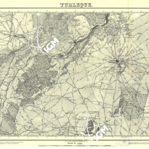 MAPA TOPOGRAFICA DE ESPANA - Turleque