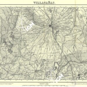 MAPA TOPOGRAFICA DE ESPANA - Villacanas