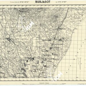MAPA TOPOGRAFICA DE ESPANA - Burjasot