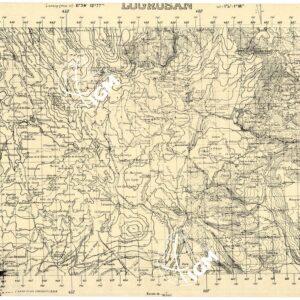 MAPA TOPOGRAFICA DE ESPANA - Lugrosan