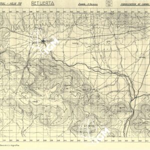 MAPA TOPOGRAFICA DE ESPANA - Retuerta