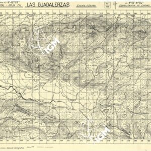 MAPA TOPOGRAFICA DE ESPANA - Las Guadalerzas