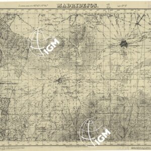 MAPA TOPOGRAFICA DE ESPANA - Madridejos