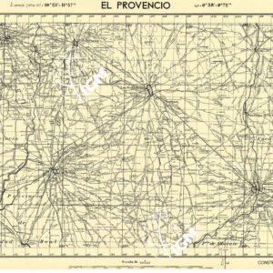 MAPA TOPOGRAFICA DE ESPANA - El Provincio