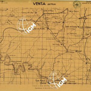 MAPA TOPOGRAFICA DE ESPANA - Venta