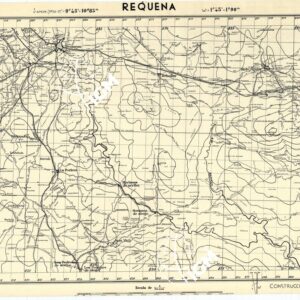 MAPA TOPOGRAFICA DE ESPANA - Requena