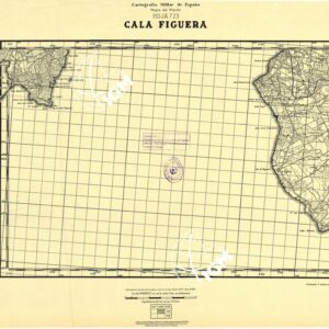 MAPA TOPOGRAFICA DE ESPANA - Cala Figuera