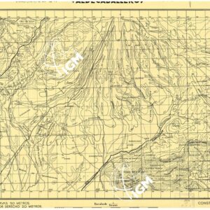 MAPA TOPOGRAFICA DE ESPANA - Valdecaballeros