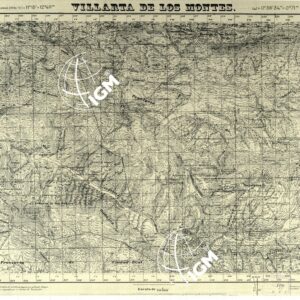 MAPA TOPOGRAFICA DE ESPANA - Villarta de los Montes