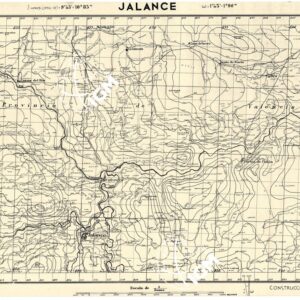 MAPA TOPOGRAFICA DE ESPANA - Jalance