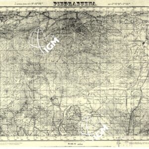 MAPA TOPOGRAFICA DE ESPANA - Piedrabuena
