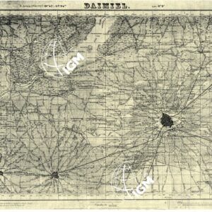 MAPA TOPOGRAFICA DE ESPANA - Daimiel