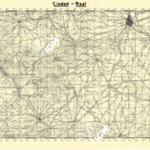 MAPA TOPOGRAFICA DE ESPANA - Ciudad-Real