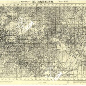 MAPA TOPOGRAFICA DE ESPANA - El Bonillo