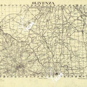 MAPA TOPOGRAFICA DE ESPANA - Olivenza