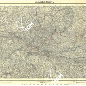 MAPA TOPOGRAFICA DE ESPANA - Almaden