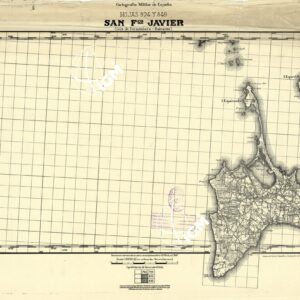 MAPA TOPOGRAFICA DE ESPANA - San F.co Javier