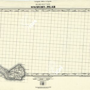 MAPA TOPOGRAFICA DE ESPANA - N.tra S.ra del Pilar