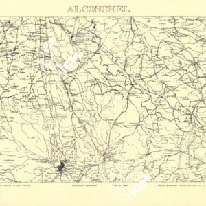 MAPA TOPOGRAFICA DE ESPANA - Alconchel
