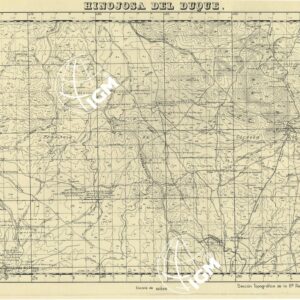 MAPA TOPOGRAFICA DE ESPANA - Hinojosa del Duque